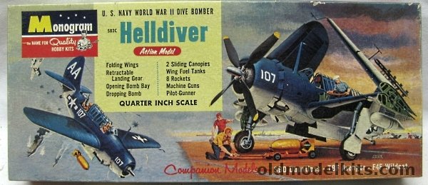 Monogram 1/48 Curtiss SB2C Helldiver -  Four Star Issue, PA69-149 plastic model kit
